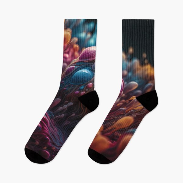 Item preview, Microscopic Beauty: Intricate and Vibrant Abstract World #8 designed and sold by PopPopGfx.