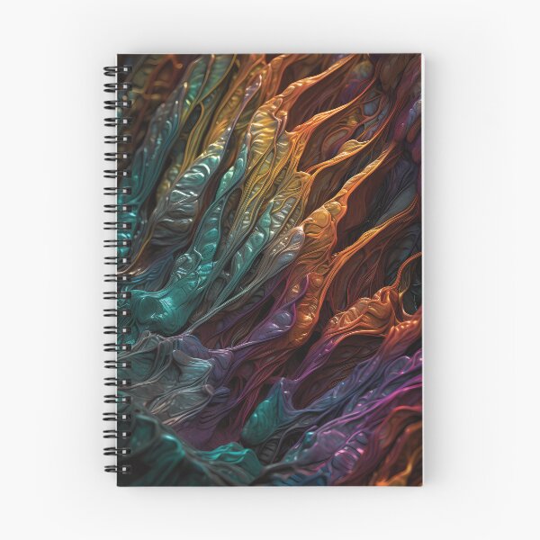 Aperçu de l'œuvre Beauté microscopique : monde abstrait complexe et vibrant #7 créée et vendue par PopPopGfx.