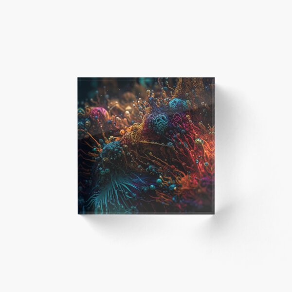 Item preview, Microscopic Beauty: Intricate and Vibrant Abstract World #6 designed and sold by PopPopGfx.