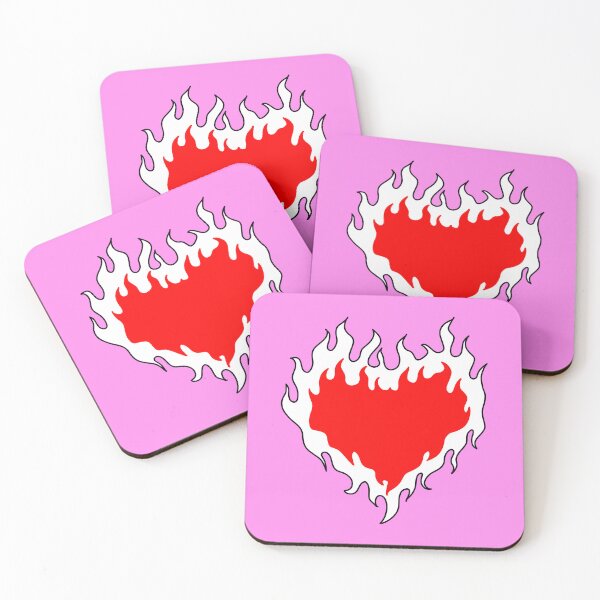 Item preview, Flaming Heart designed and sold by PeachPxe.