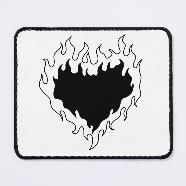 Item preview, Flaming Heart designed and sold by PeachPxe.