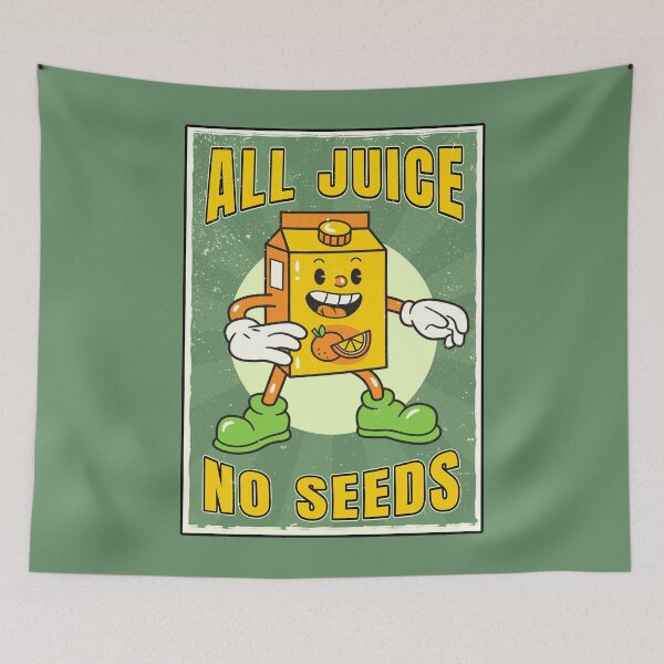 Item preview, All juice no seeds designed and sold by onemoremask.