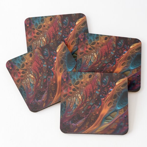 Item preview, Microscopic Beauty: Intricate and Vibrant Abstract World #4 designed and sold by PopPopGfx.