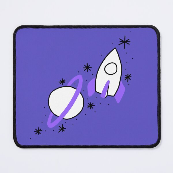 Item preview, Planet and Rocket designed and sold by PeachPxe.