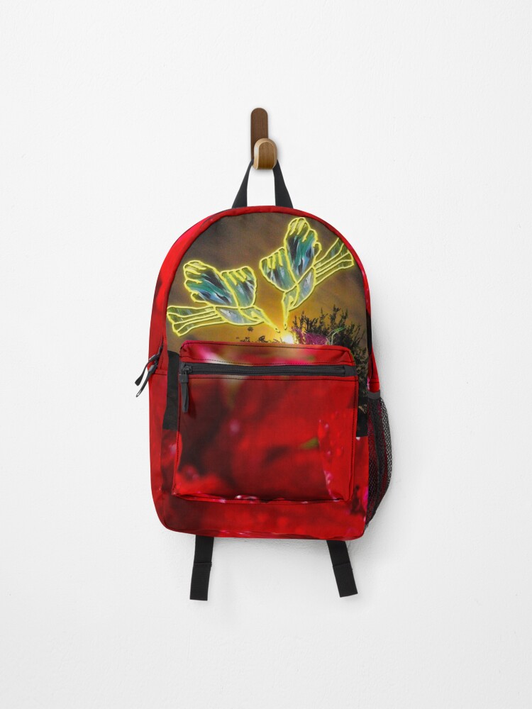 Thumbnail 1 of 3, Backpack, Humming Birds by Moonlight designed and sold by michaelasamples.