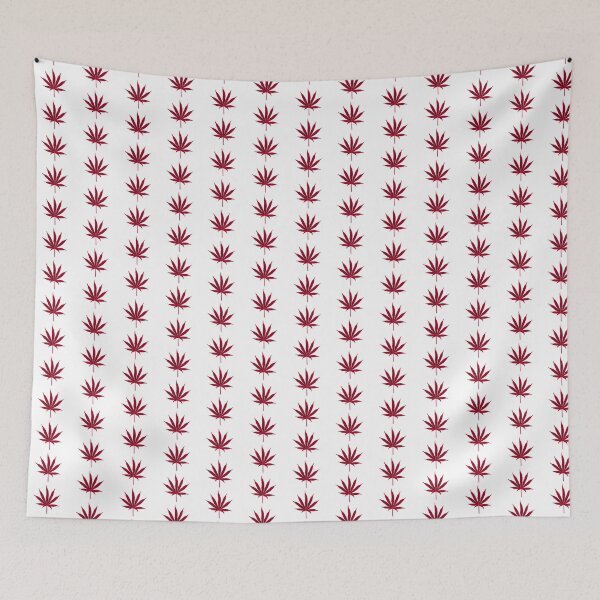 Item preview, A RED CANNABIS LEAF. designed and sold by coffeeflavour.