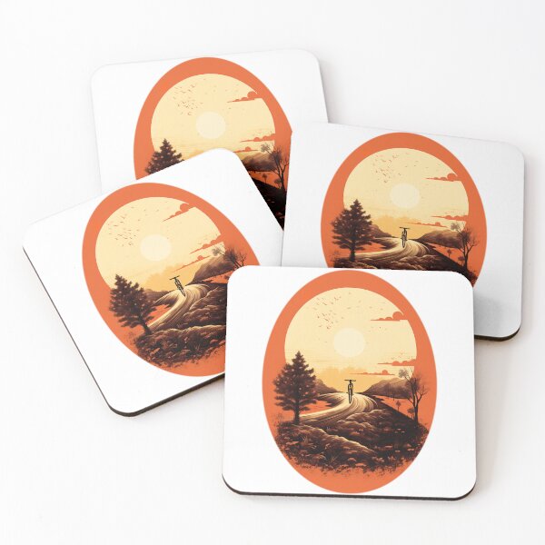 Item preview, landscape with bicycle - Different logo size, position? Email me -  designed and sold by Picture-Art.