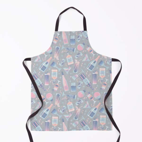 Item preview, COCKTAIL PARTY- Pink & Grey designed and sold by Carina Parry Studios.