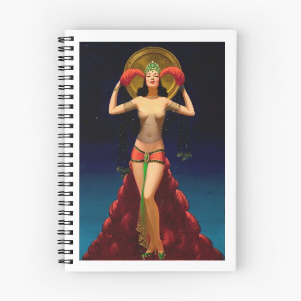 Item preview, Vintage pin-up mystical dancer oriental  designed and sold by kustom.