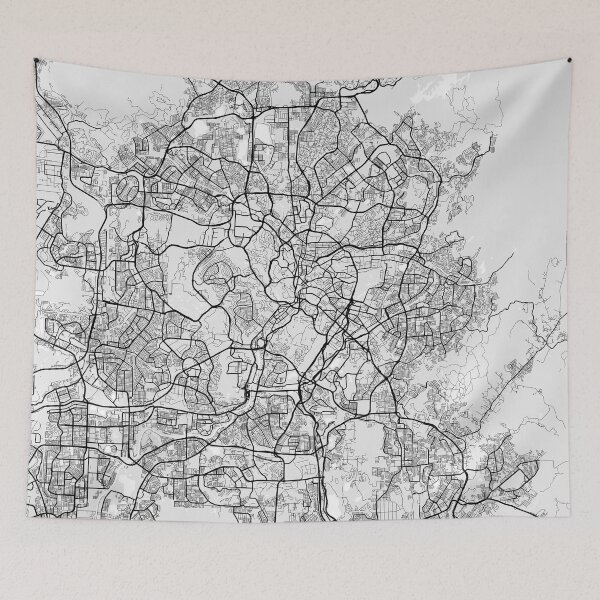 Item preview, Kuala Lumpur City Map of Malaysia - Light designed and sold by deMAP.