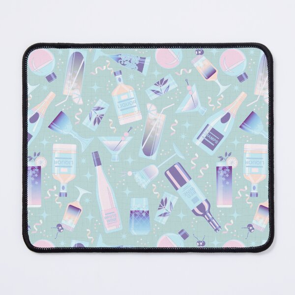 Item preview, COCKTAIL PARTY- Baby Blue designed and sold by Carina Parry Studios.