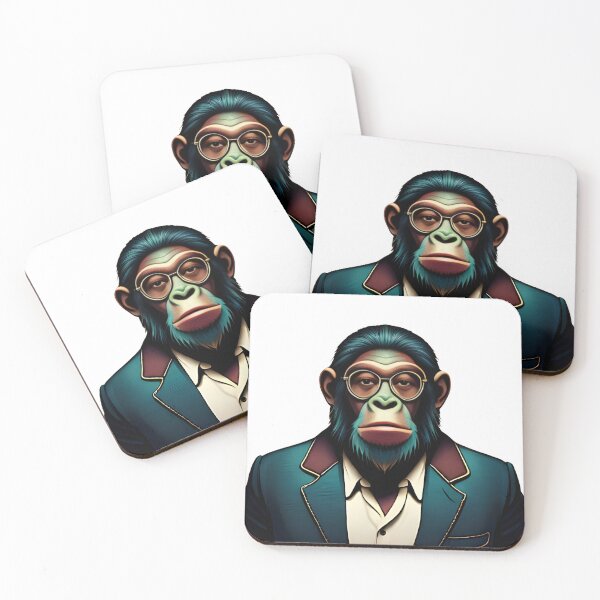 Item preview, RETRO Monkey designed and sold by Evolved Ape.