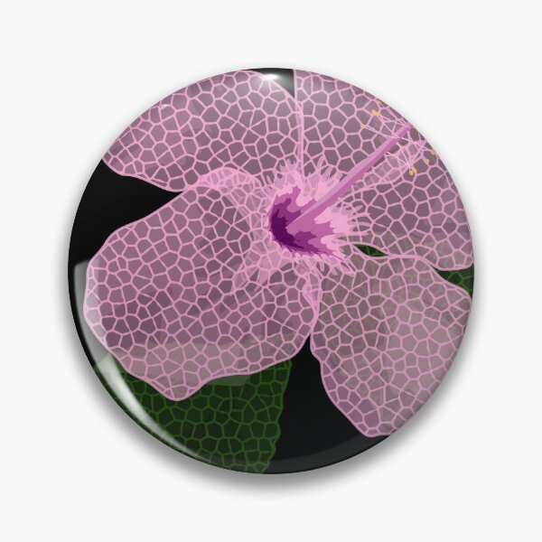 Aperçu de l'œuvre Fleur d'hibiscus ajourée rose créée et vendue par ReflectedCrafts.