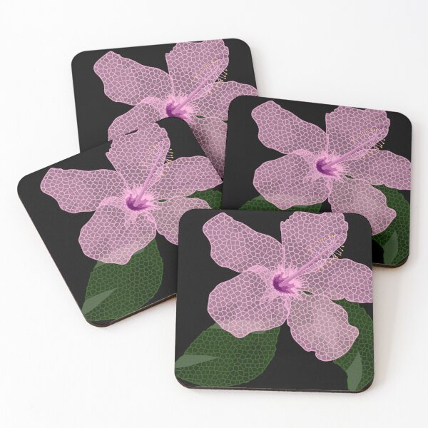 Item preview, Pink openwork hibiscus flower designed and sold by ReflectedCrafts.