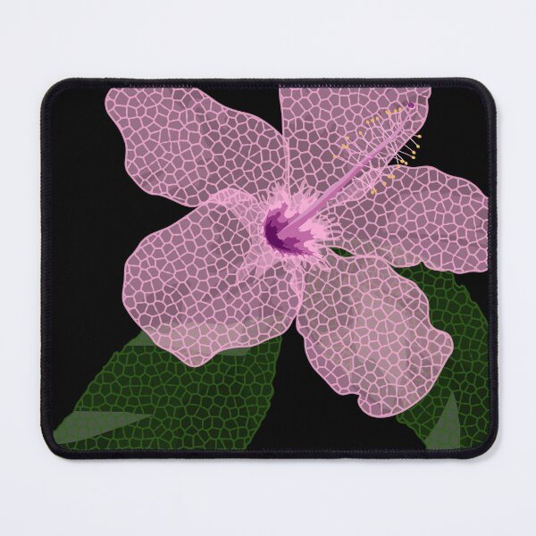 Item preview, Pink openwork hibiscus flower designed and sold by ReflectedCrafts.
