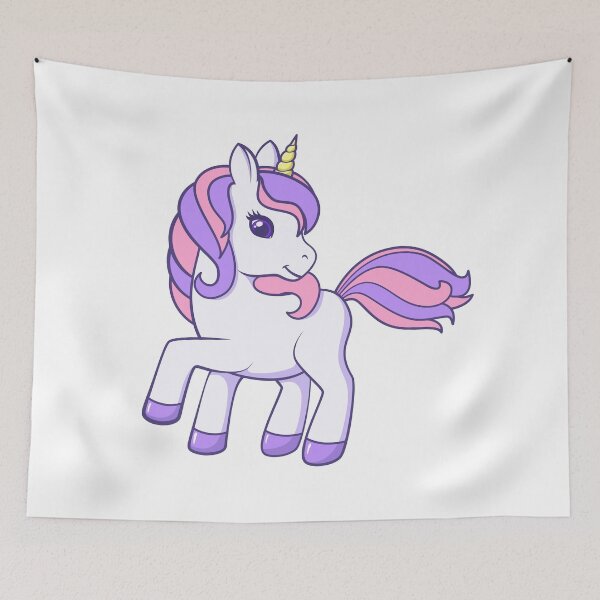 Item preview, Cute little cartoon unicorn designed and sold by Viktoriia.
