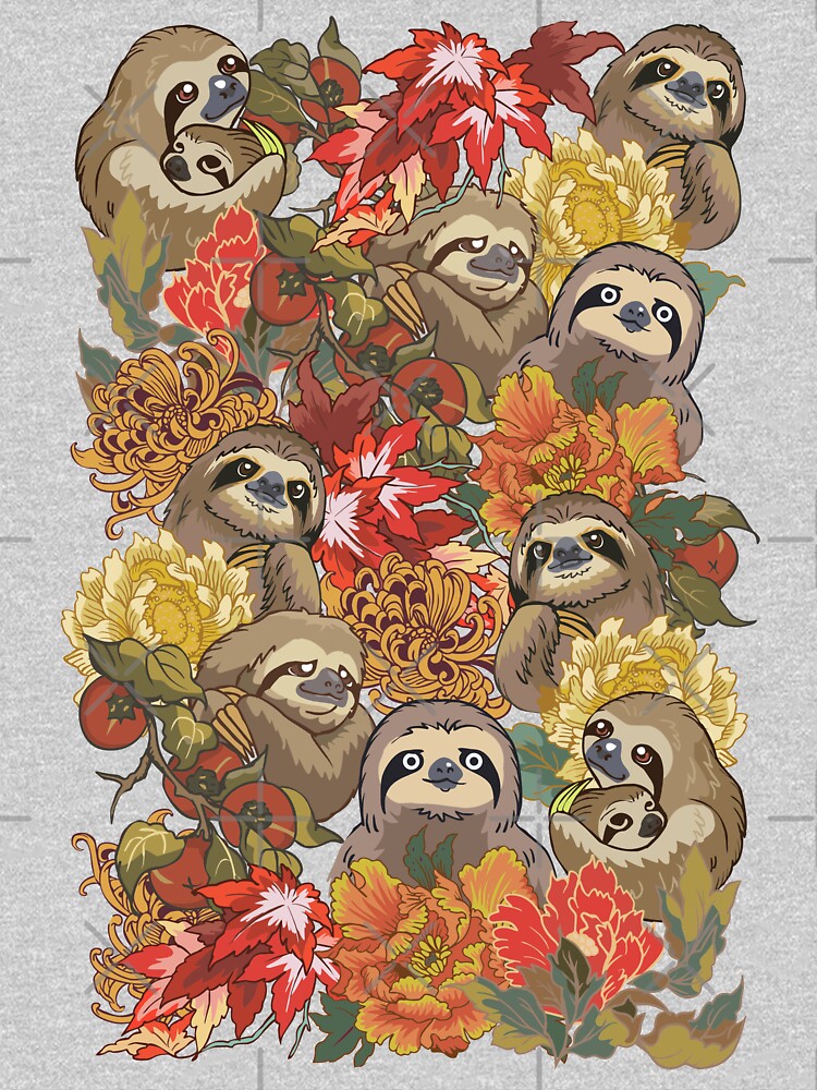 Because Sloths Autumn by Huebucket