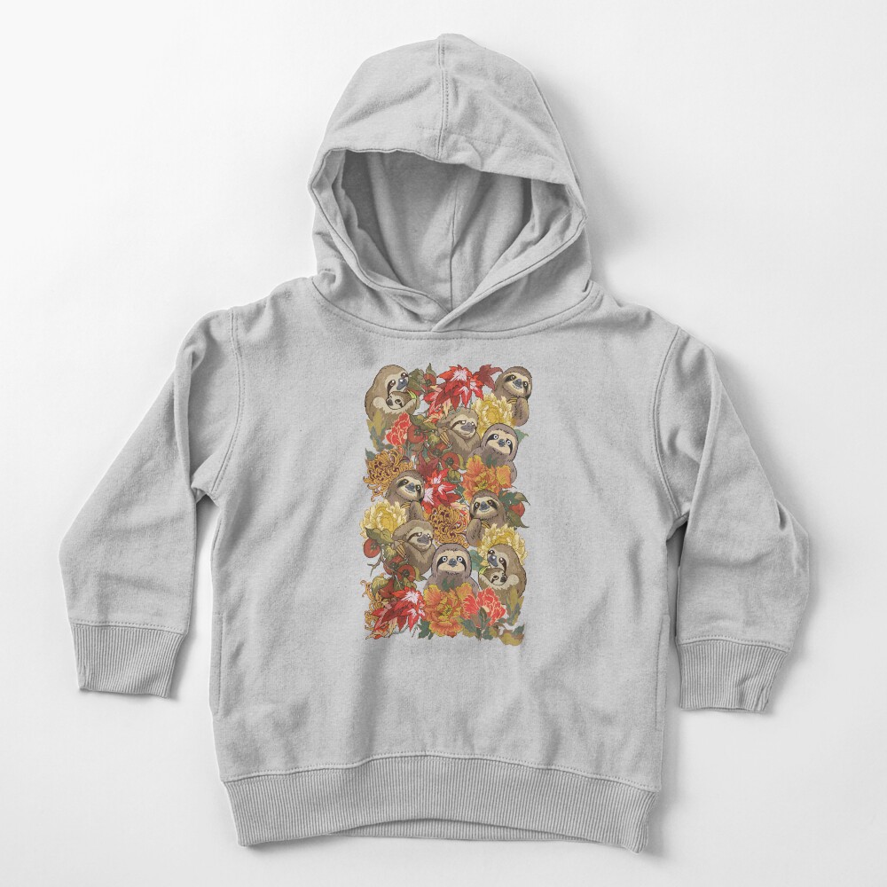 Because Sloths Autumn Toddler Pullover Hoodie