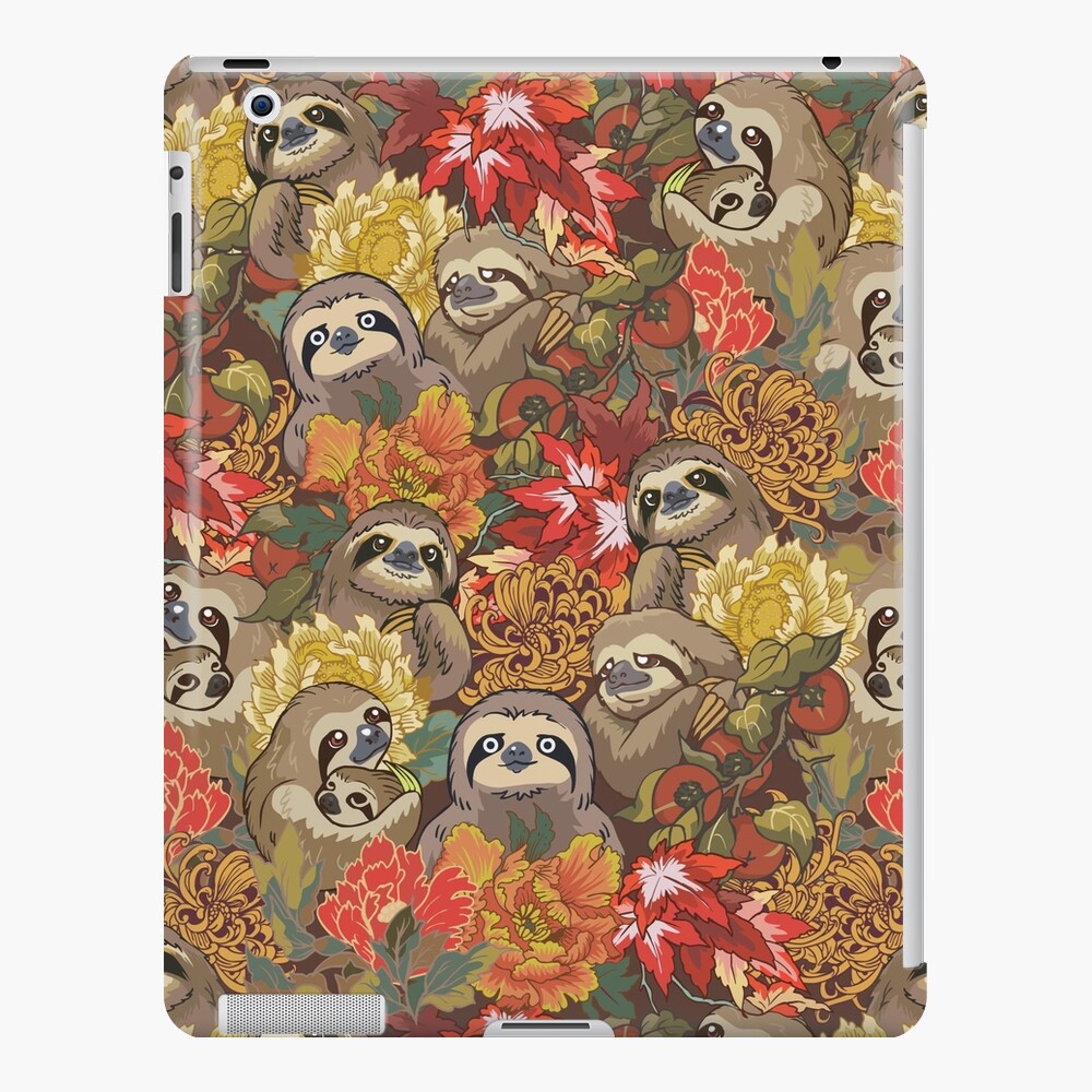 Because Sloths Autumn iPad Case & Skin