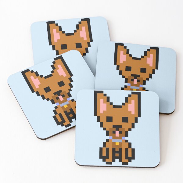 Item preview, Pixel Brown Chihuahua designed and sold by StrawHatBby.