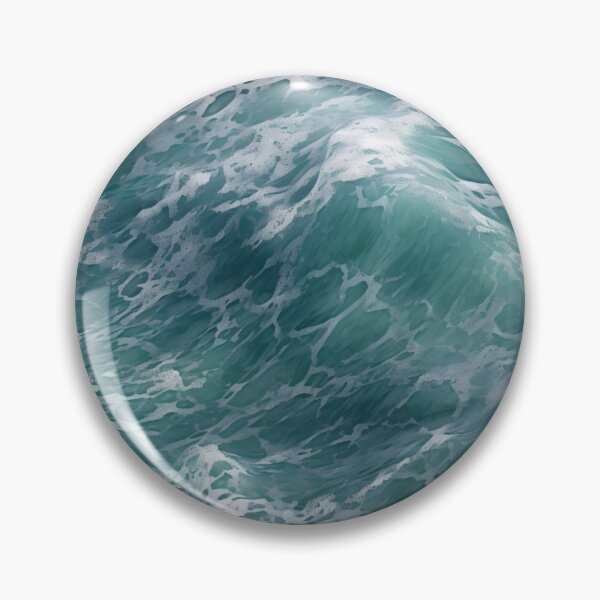 Item preview, Blue ocean waves aerial view designed and sold by CreativeJunglee.