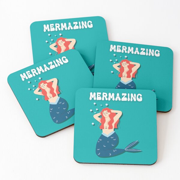 Item preview, MERMAZING Mermaid Lover Cute Vintage Retro Siren Ocean Sea designed and sold by lesvalises.