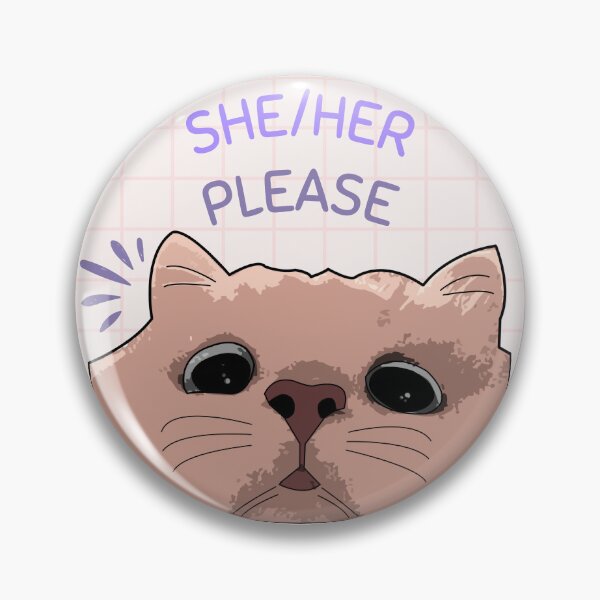 Item preview, She/Her Pronouns Non-binary Trans LGBTQ Pride She Her Pronoun designed and sold by Furia LGBTQ+ Accessories.
