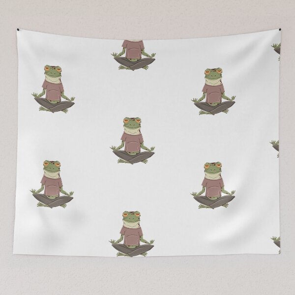 Item preview, Yoga Meditating Frog designed and sold by luvrest.