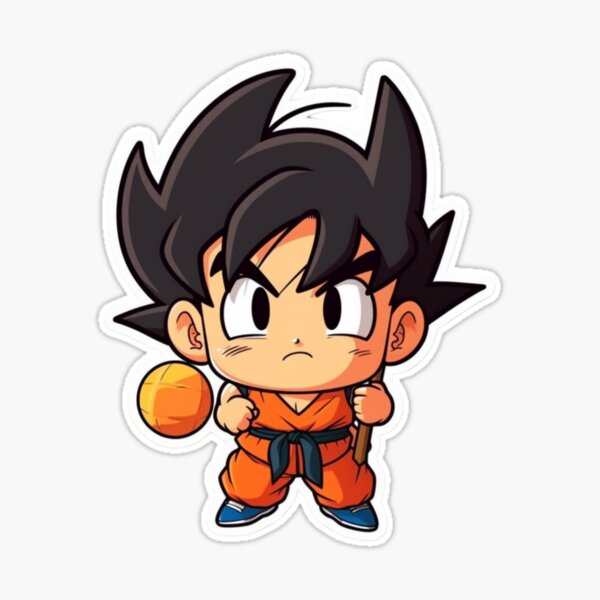 Chibi Goku Dragon Ball Sticker🐉✨  Free PNG Image Download - Wallpapers  Clan