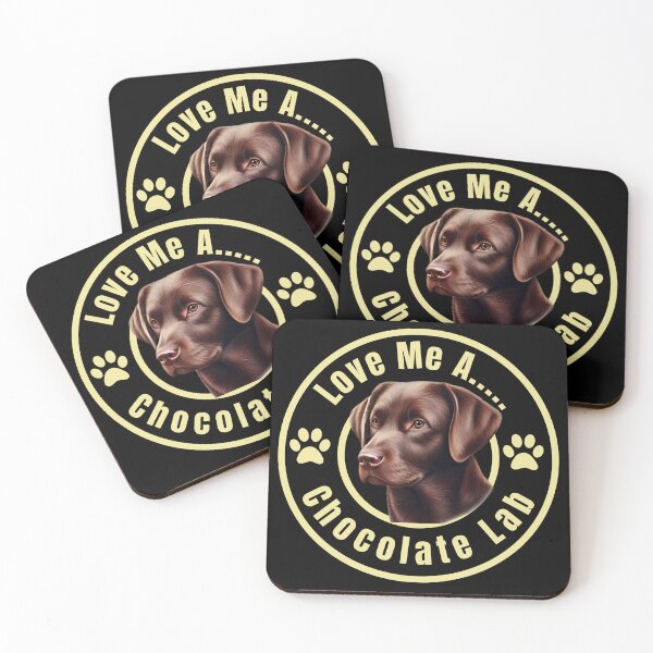Item preview, Love Me a Chocolate Labrador, Chocolate Lab Design designed and sold by RhondaLily.