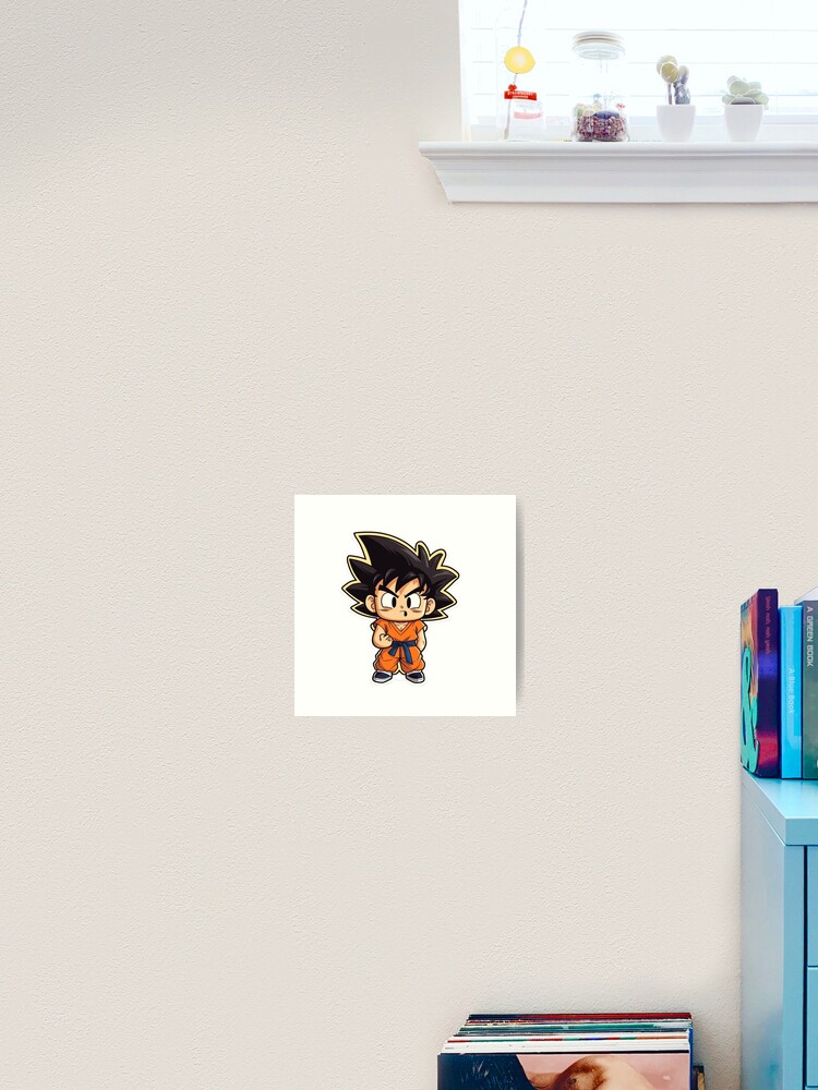 Dragonball Sticker - Goku Chibi 4 Canvas Print for Sale by PuppyPals3