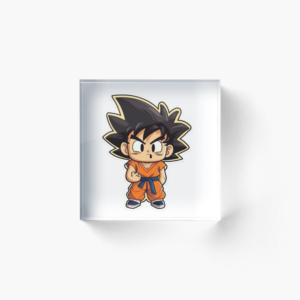 Chibi Goku Dragon Ball Z Cartoon Car Bumper Sticker Decal- 3'' or 5