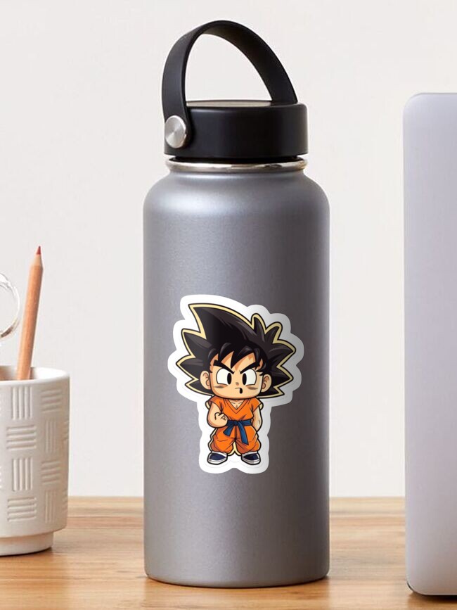 Chibi Goku Dragon Ball Z Cartoon Car Bumper Sticker Decal- 3'' or 5