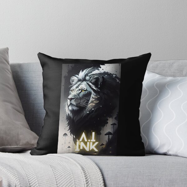 Item preview, A.I INK | Lion x Mushroom Fantasy Art Aesthetic designed and sold by AI-INK.