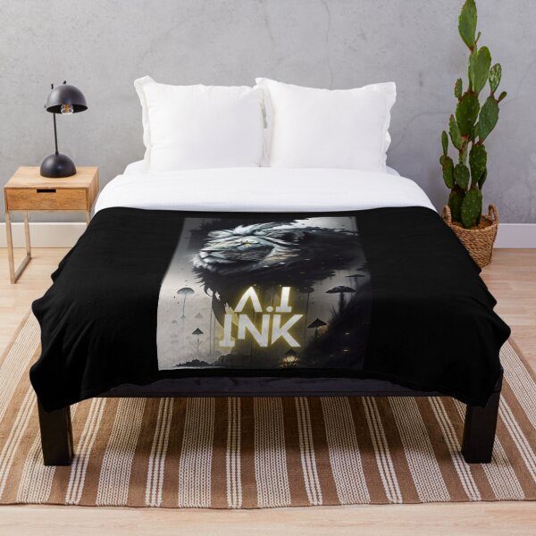 Item preview, A.I INK | Lion x Mushroom Fantasy Art Aesthetic designed and sold by AI-INK.