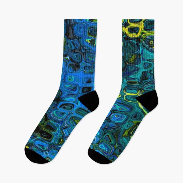 Item preview, Blue Water & Pebble Abstract Pattern designed and sold by Trevor Hirst.