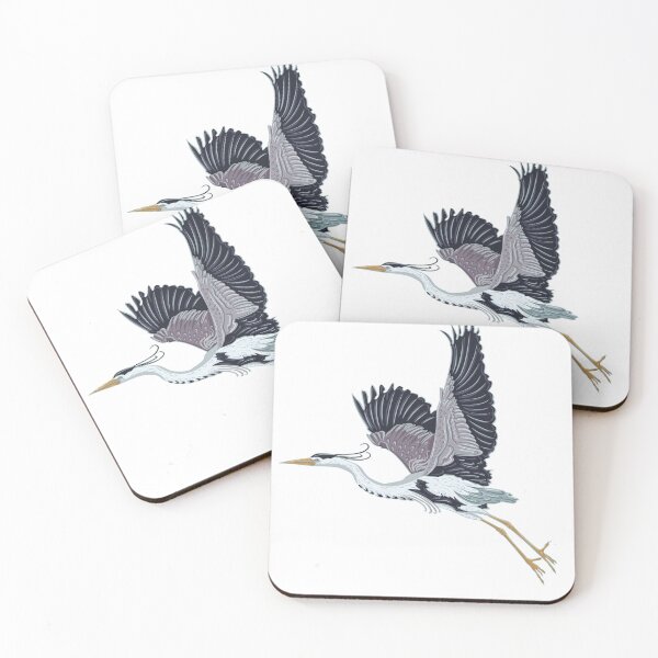 Item preview, Flying Blue Heron Wildlife Bird designed and sold by luvrest.