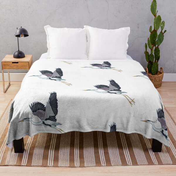 Item preview, Flying Blue Heron Wildlife Bird designed and sold by luvrest.