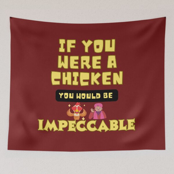 Item preview, If you were a chicken you would be impeccable : dad jokes, pickup line designed and sold by FLIRTAASAN.