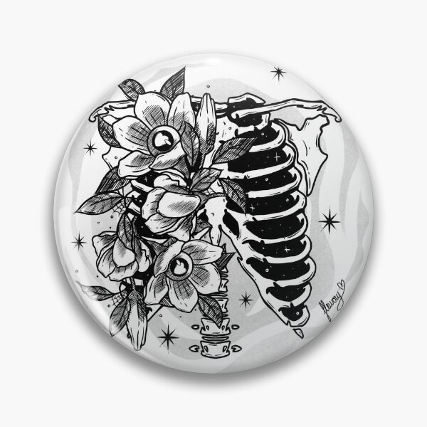 Item preview, Flowers & Bones designed and sold by Lewory.