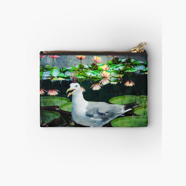 Item preview, Refuge - Seagull on Waterlily designed and sold by Lesley Fitzpatrick.