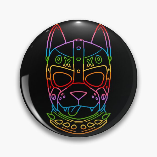 Item preview, Rainbow Gay pride Pup Mask designed and sold by astrazero.