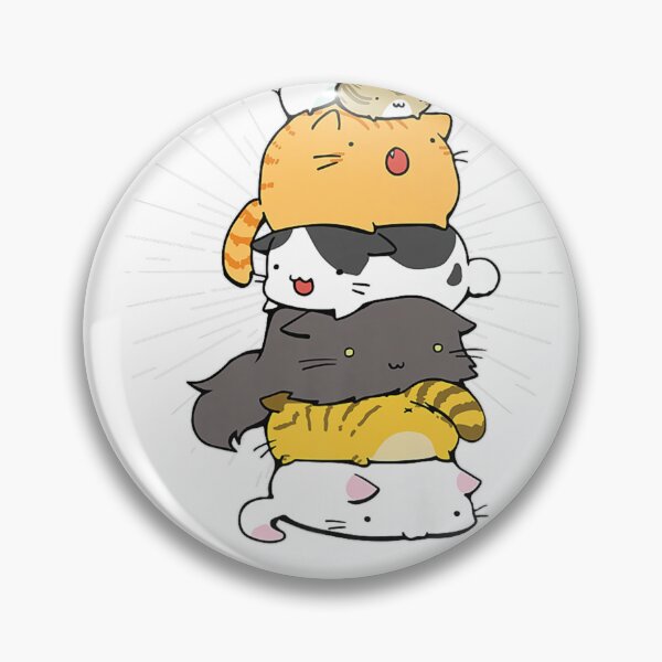 Item preview, Cats Meowtain Pile Cat Anime Kawaii designed and sold by StoreArtWood.