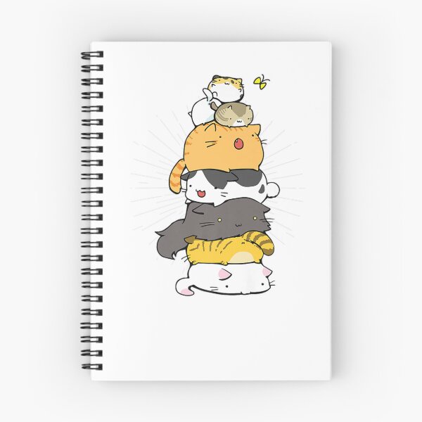 Item preview, Cats Meowtain Pile Cat Anime Kawaii designed and sold by StoreArtWood.