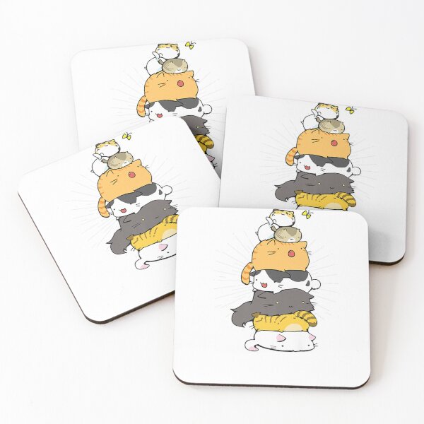 Item preview, Cats Meowtain Pile Cat Anime Kawaii designed and sold by StoreArtWood.
