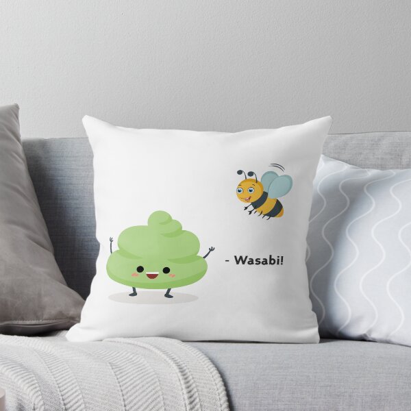 Item preview, Funny Sushi Bee Wasabi designed and sold by artvia.