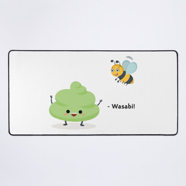Item preview, Funny Sushi Bee Wasabi designed and sold by artvia.