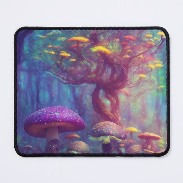 Item preview, Enchanting Psychedelic Mushroom Forest: Ultra Detailed Artistic Photography designed and sold by RedArtG09.