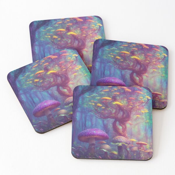 Item preview, Enchanting Psychedelic Mushroom Forest: Ultra Detailed Artistic Photography designed and sold by RedArtG09.