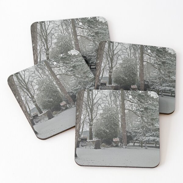 Item preview, KABFA Designs Hinckley St Mary's Church Grounds in the Snow. designed and sold by KABFA Designs.